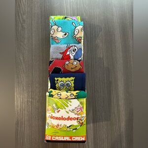 Nickelodeon 6 pack casual crew socks
